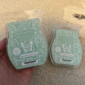 Set of 2 Scentsy Wax Melts - Aloe Water & Cucumber
